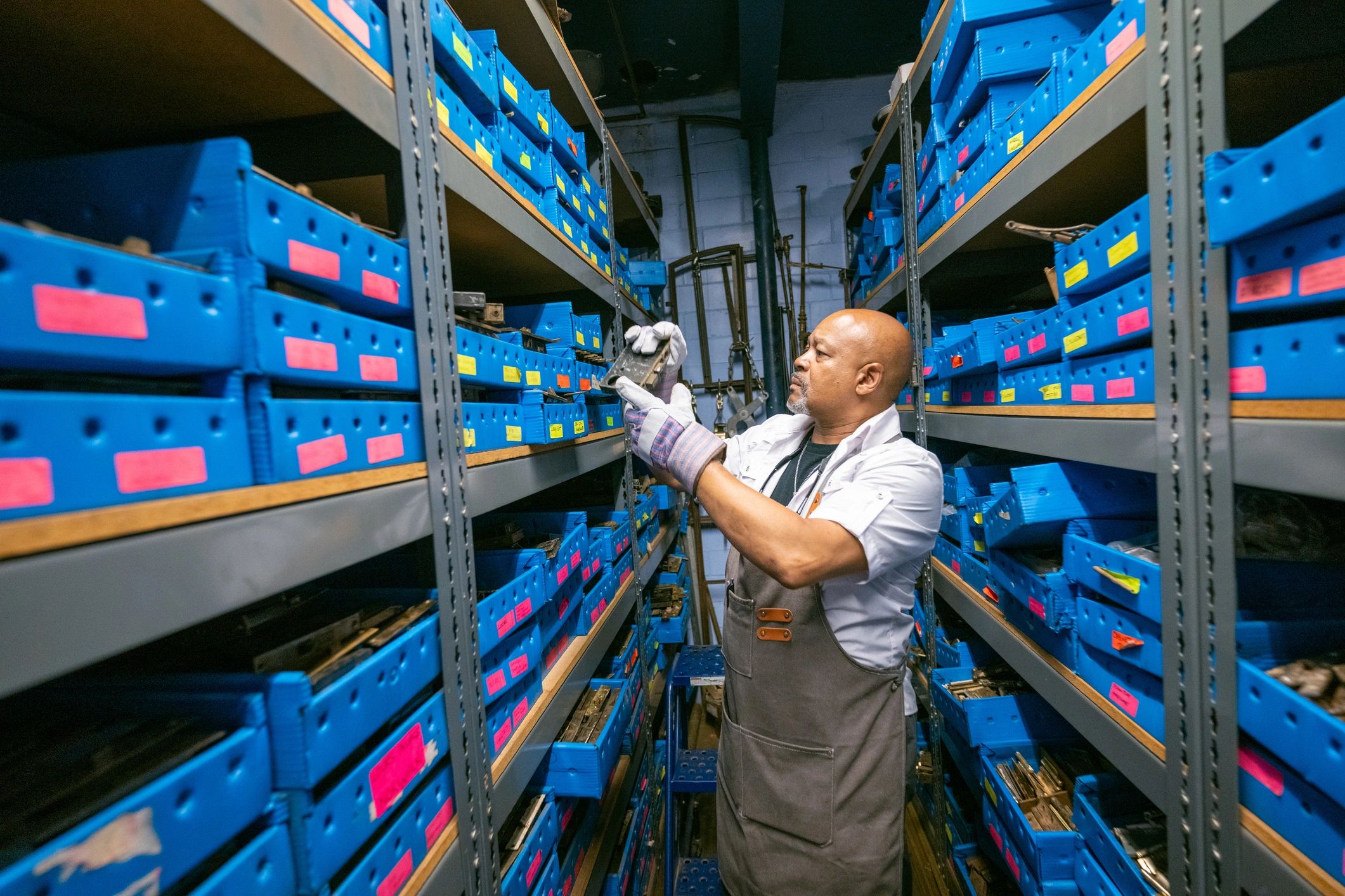 Maintenance professional working in an industrial facility